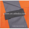 Custom Hi Vis Flourescent Orange Workwear Zippered Reflective Waistcoat EN471 Pockets High Visibility Safety Vest ANSI